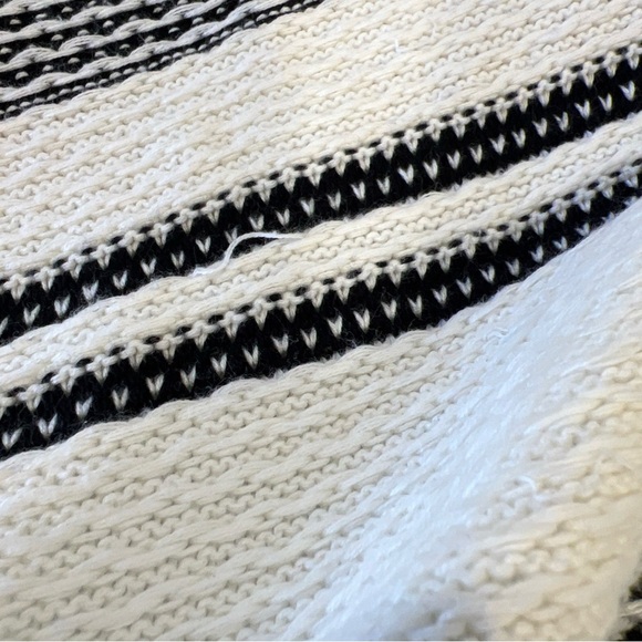 Dolan Left Coast Anthropologie Sonia Fringe Cardigan Womens Medium Striped Boho - Picture 3 of 9